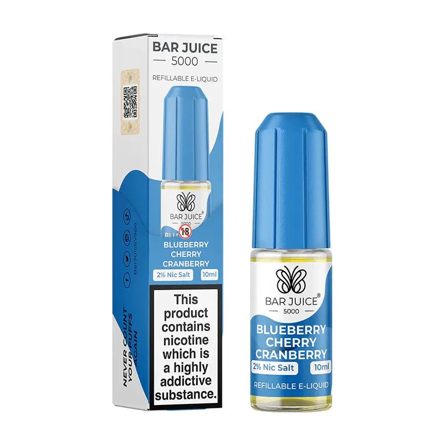 Bar Juice 5000 Nic Salt - Blueberry Cherry Cranberry - Online - Vapes