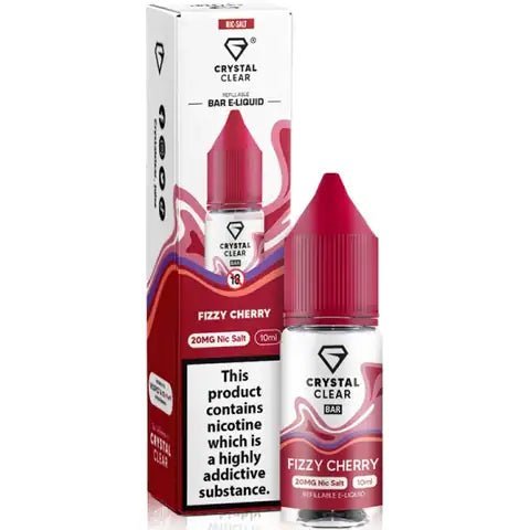 Crystal Clear Nic Salt - Fizzy Cherry - Online - Vapes