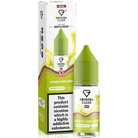 Crystal Clear Nic Salt - Lemon & Lime - Online - Vapes