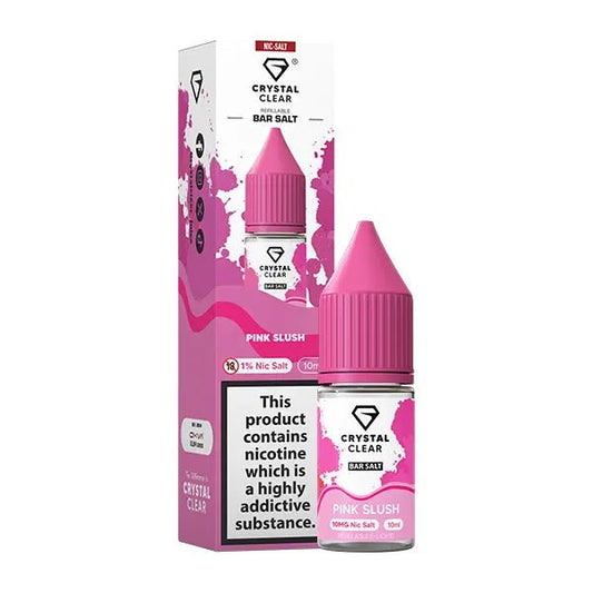 Crystal Clear Nic Salt - Pink Slush - Online - Vapes