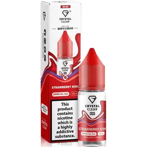 Crystal Clear Nic Salt - Strawberry Kiwi - Online - Vapes