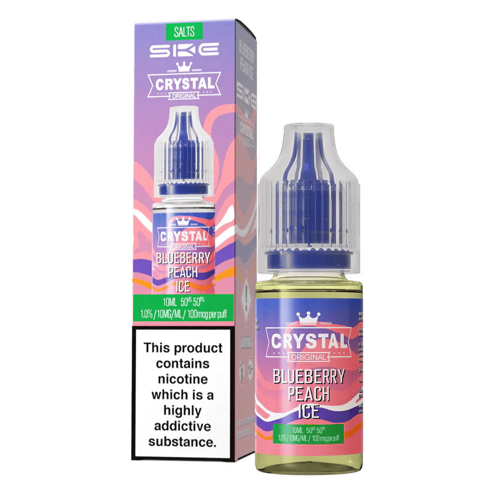 Crystal SKE Nic Salt - Blueberry Peach Ice - Online - Vapes