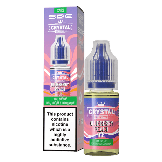 Crystal SKE Nic Salt - Blueberry Peach Ice - Online - Vapes