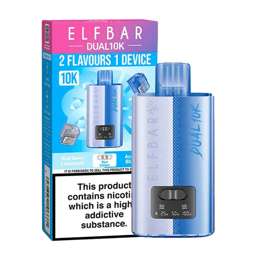 Elf Bar Dual 10K Disposable Vape Kit 20mg - Online - Vapes