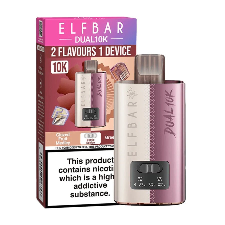 Elf Bar Dual 10K Disposable Vape Kit 20mg - Online - Vapes