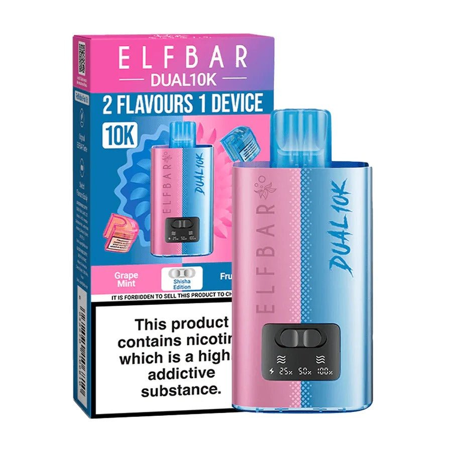 Elf Bar Dual 10K Disposable Vape Kit 20mg - Online - Vapes