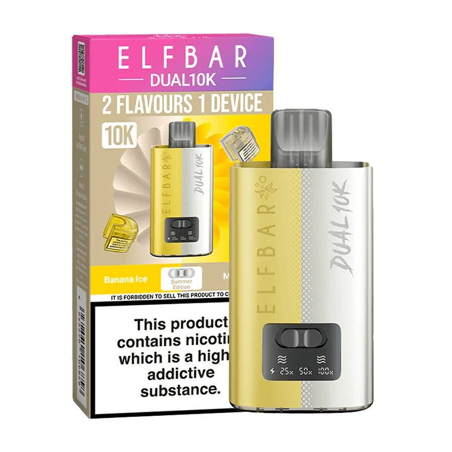 Elf Bar Dual 10K Disposable Vape Kit 20mg - Online - Vapes