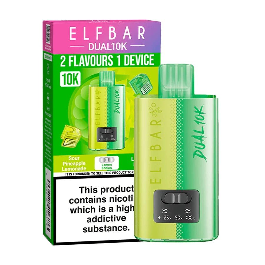 Elf Bar Dual 10K Disposable Vape Kit 20mg - Online - Vapes