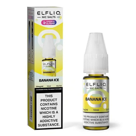 ElfLiq Nic Salt - Banana Ice - Online - Vapes