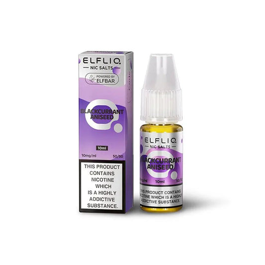 ElfLiq Nic Salt - Blackcurrant Aniseed - Online - Vapes