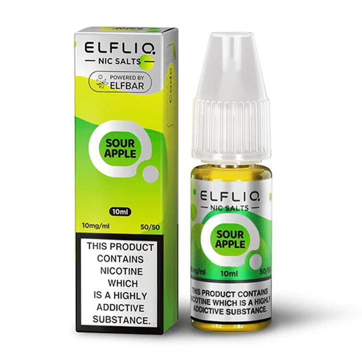 ElfLiq Nic Salt - Sour Apple - Online - Vapes