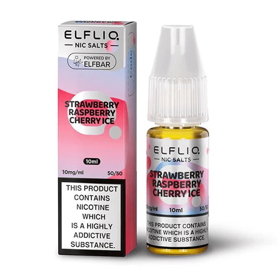 ElfLiq Nic Salt - Strawberry Raspberry Cherry Ice - Online - Vapes