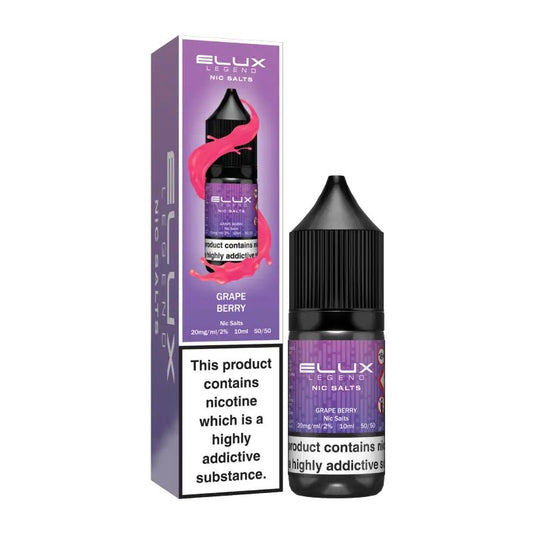 Elux Legend Nic Salt - Grape Berry - Online - Vapes