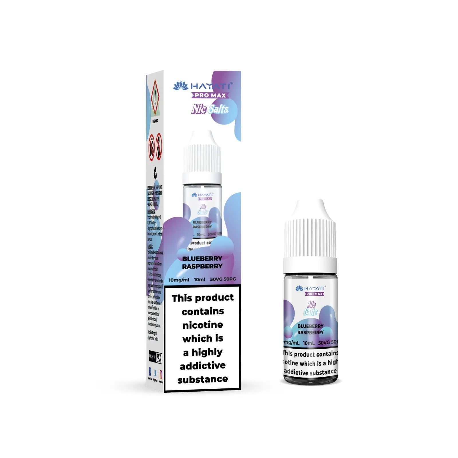 Hayati Pro Max Nic Salt - Blueberry Raspberry - Online - Vapes