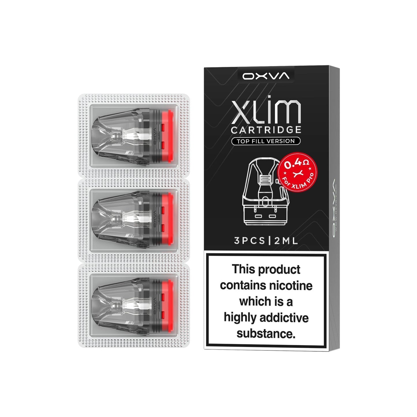 OXVA Xlim V3 Top Fill Replacement Pods - Online - Vapes