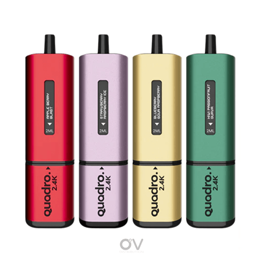 Quadro 2400 Puff Disposable Vape - Online - Vapes